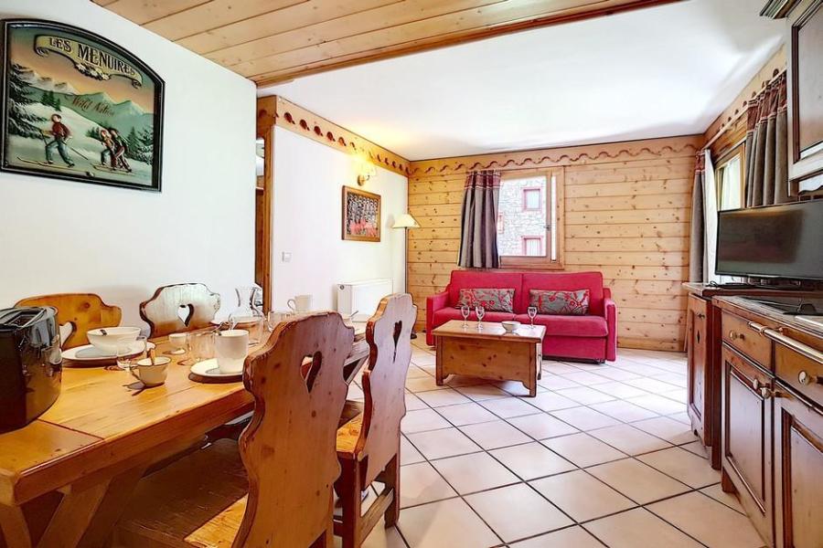 Rent in ski resort 3 room apartment cabin 6 people (14) - La Résidence les Alpages de Reberty - Les Menuires - Living room