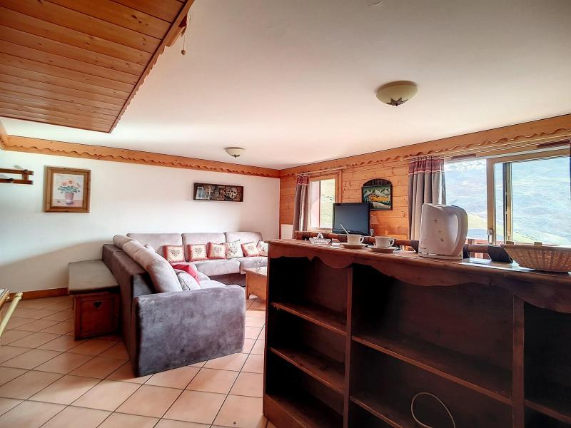 Аренда на лыжном курорте Апартаменты дуплекс 5 комнат 10 чел. (23) - La Résidence les Alpages de Reberty - Les Menuires - Салон