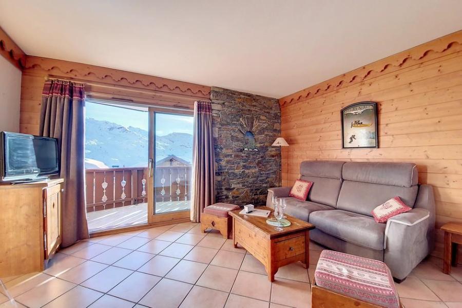 Location au ski Appartement 3 pièces 6 personnes (002D) - La Résidence les Alpages de Reberty - Les Menuires - Séjour