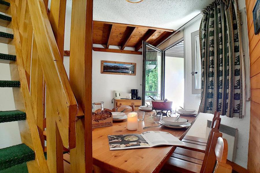 Rent in ski resort 2 room apartment 6 people (518) - La Résidence les Gentianes - Les Menuires - Dining area
