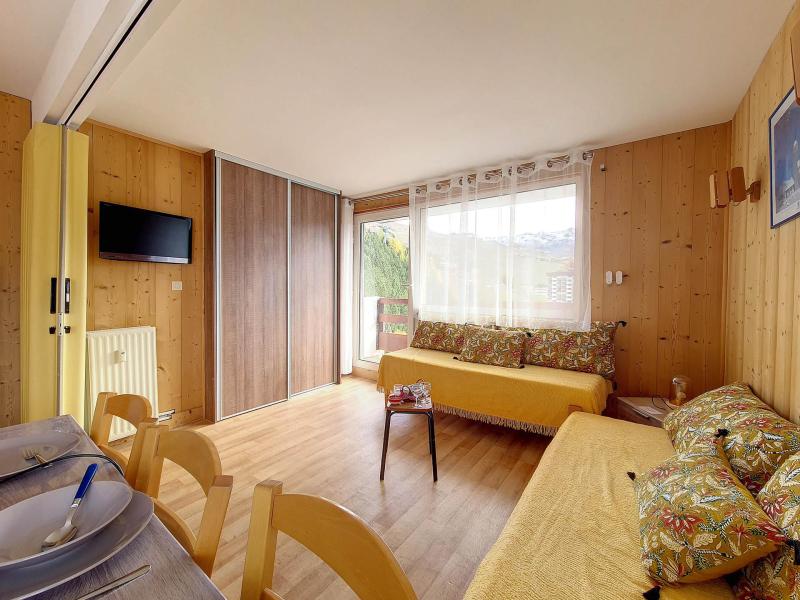 Skiverleih 2-Zimmer-Appartment für 6 Personen (D27) - La Résidence les Lauzes - Les Menuires - Wohnzimmer