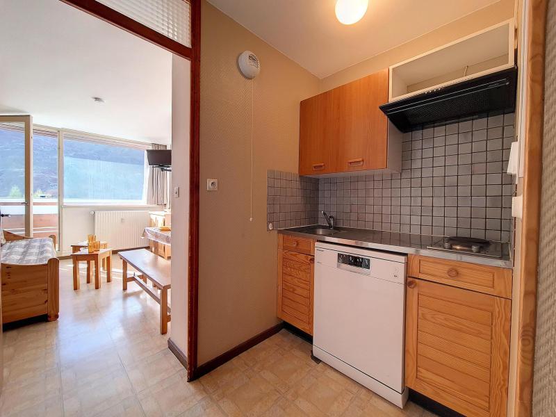 Wynajem na narty Apartament duplex 2 pokojowy 6 osób (C8) - La Résidence les Lauzes - Les Menuires - Kuchnia