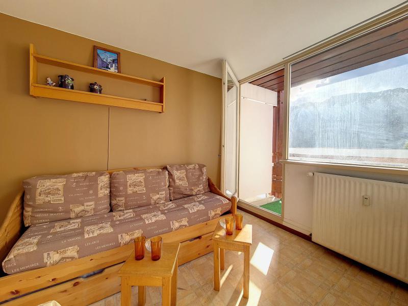 Wynajem na narty Apartament duplex 2 pokojowy 6 osób (C8) - La Résidence les Lauzes - Les Menuires - Pokój gościnny