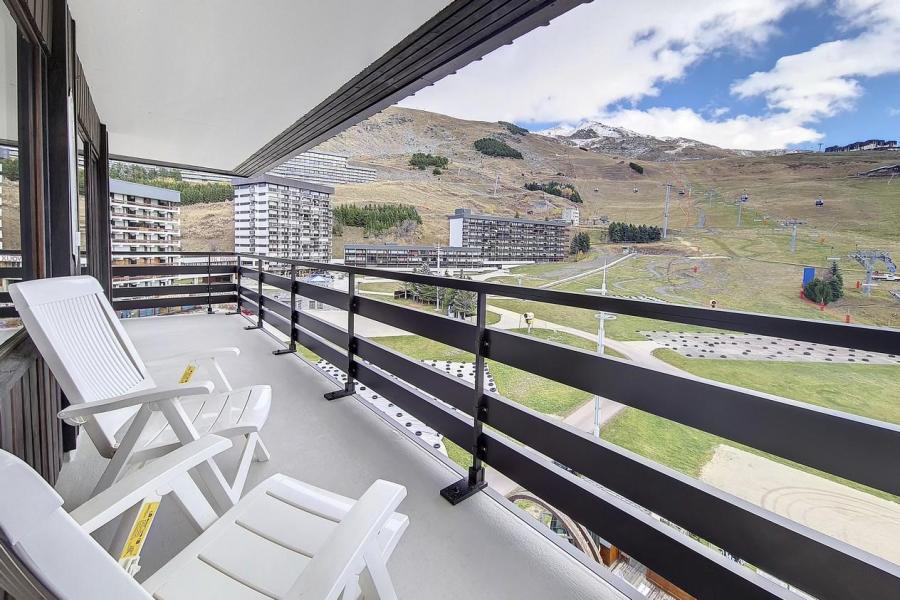 Wynajem na narty Apartament 3 pokojowy 6 osób (65) - La Résidence Oisans - Les Menuires - Balkon