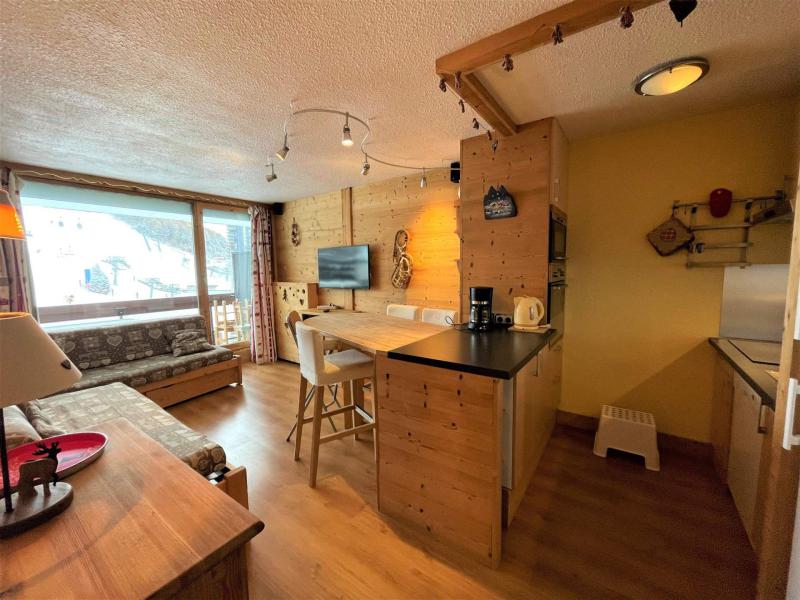 Ski verhuur Appartement 2 kamers 4 personen (302) - La Résidence Peclet - Les Menuires - Woonkamer