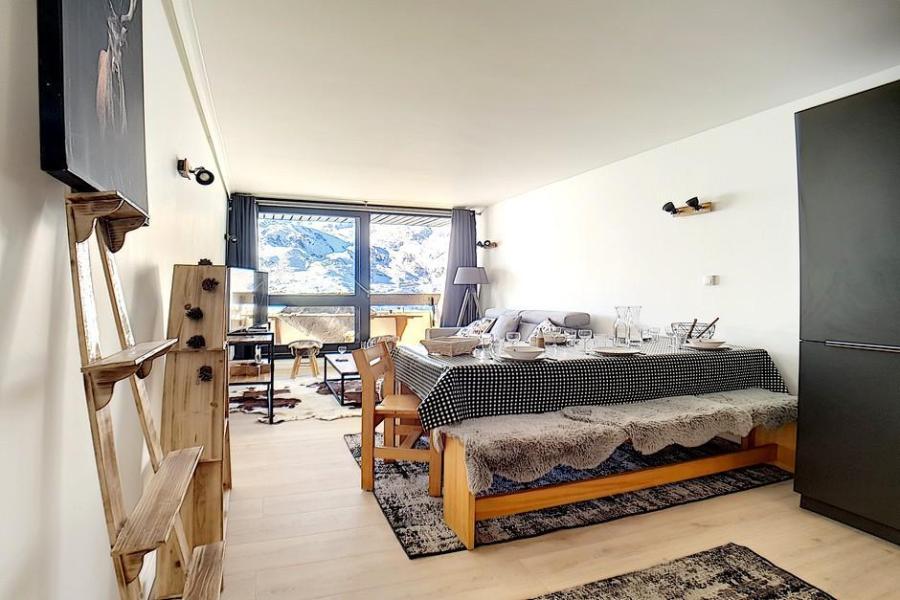 Ski verhuur Appartement 3 kamers 8 personen (51) - La Résidence Pra Coutin - Les Menuires - Woonkamer