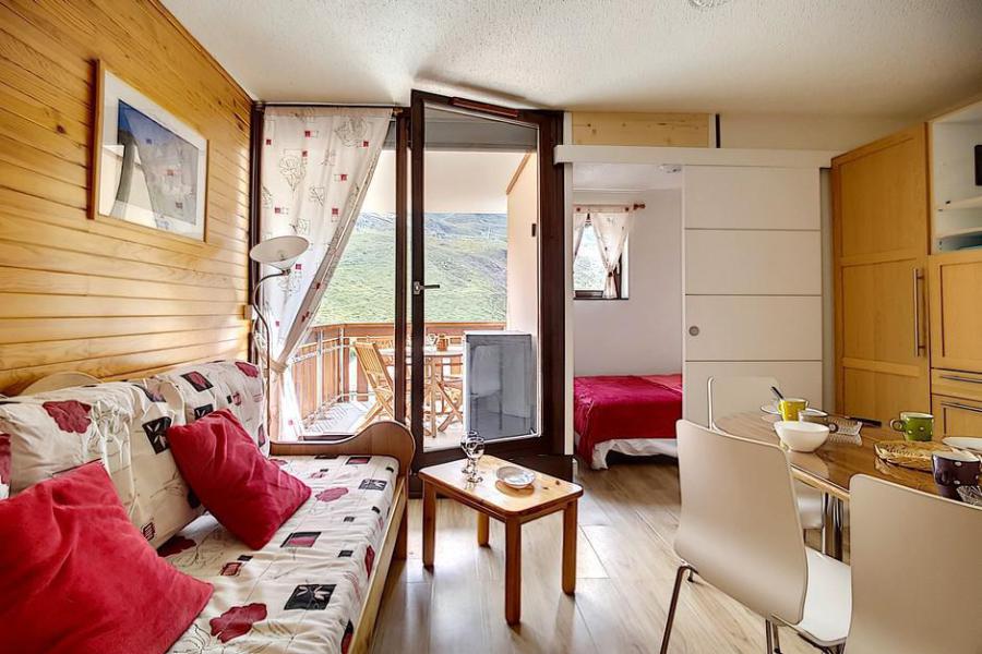 Ski verhuur Appartement 2 kabine kamers 4 personen (SK2302) - La Résidence Ski Soleil - Les Menuires - Woonkamer