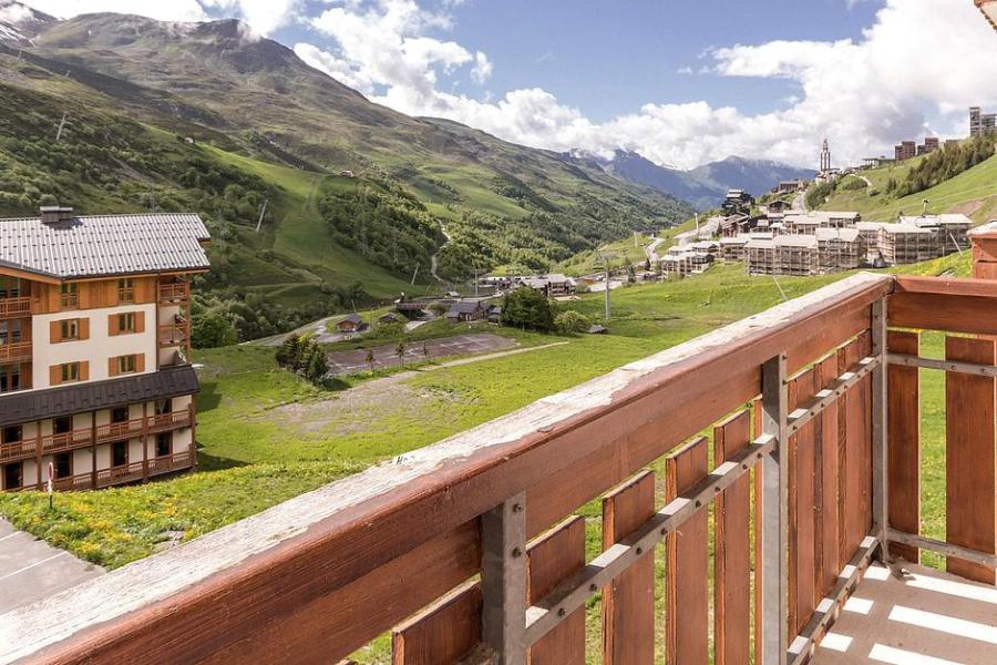 Location au ski Appartement 2 pièces coin montagne 4 personnes (2102) - La Résidence Ski Soleil - Les Menuires - Balcon