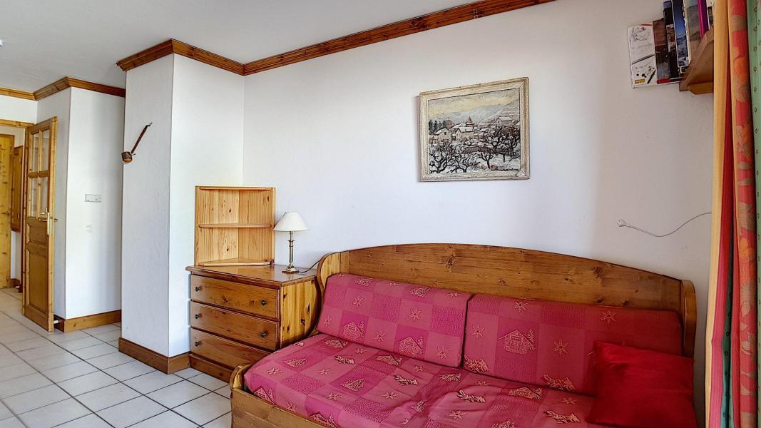 Skiverleih 3-Zimmer-Appartment für 6 Personen (1) - Le Hameau de la Sapinière - Chalet Cembro - Les Menuires - Wohnzimmer