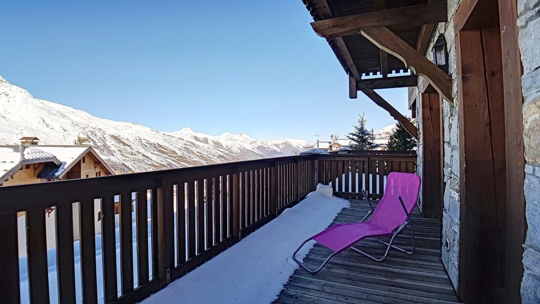 Аренда на лыжном курорте Апартаменты 3 комнат 6 чел. (1) - Le Hameau de la Sapinière - Chalet Cembro - Les Menuires - зимой под открытым небом