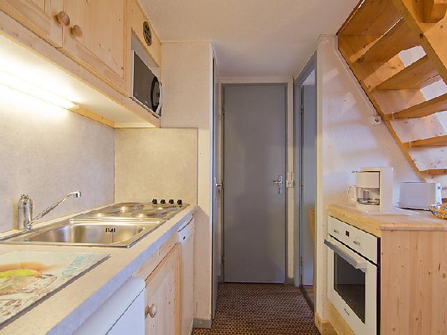 Ski verhuur Appartement 3 kamers 6 personen (4) - Le Jetay - Les Menuires - Keukenblok