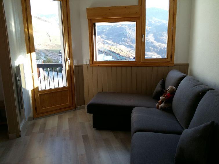 Rent in ski resort 2 room apartment 4 people (2) - Le Médian - Les Menuires - Living room