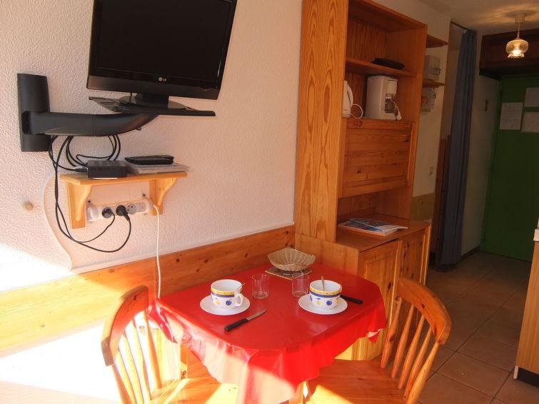 Ski verhuur Appartement 1 kamers 3 personen (1) - Le Sarvan - Les Menuires - Woonkamer