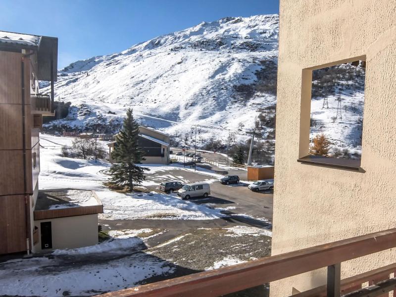 Rent in ski resort 1 room apartment 2 people (35) - Les Asters - Les Menuires - Balcony