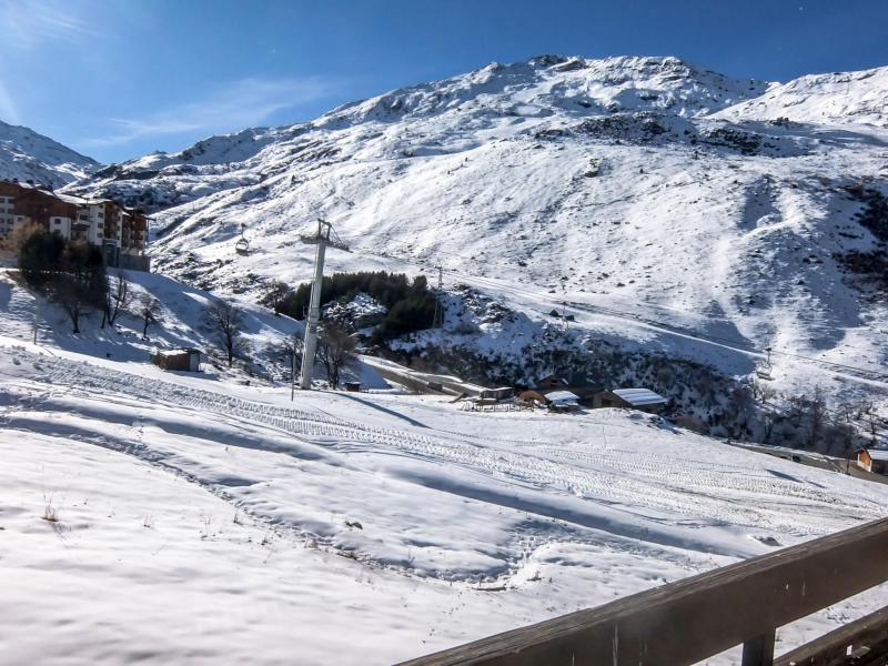 Rent in ski resort 1 room apartment 4 people (15) - Les Asters - Les Menuires - Balcony