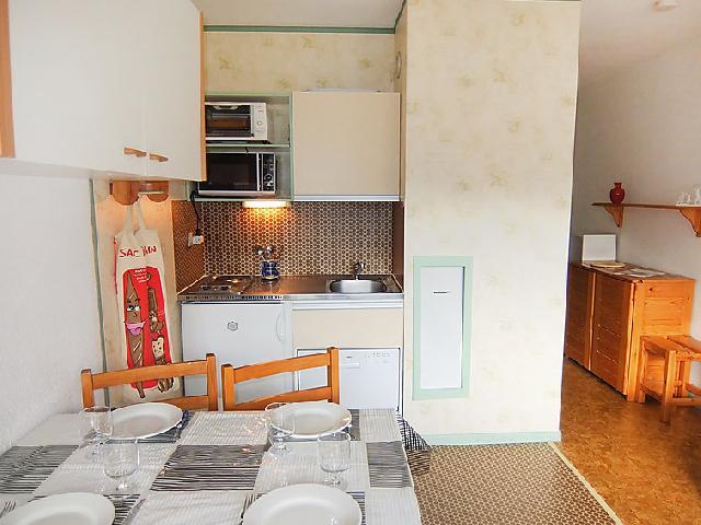 Rent in ski resort 1 room apartment 4 people (26) - Les Asters - Les Menuires - Kitchenette