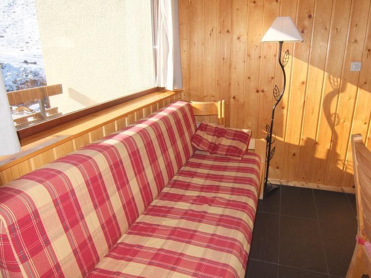 Skiverleih 2-Zimmer-Appartment für 6 Personen (1) - Les Asters - Les Menuires - Wohnzimmer