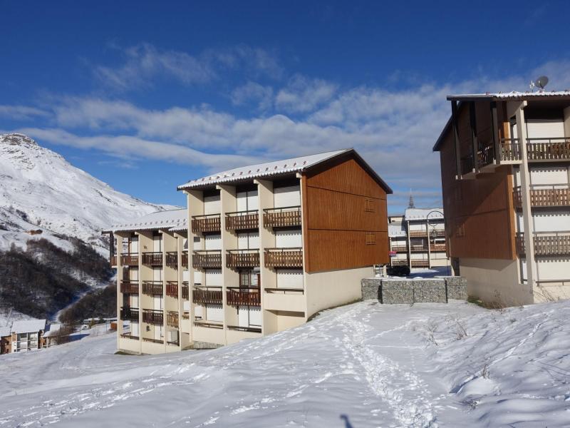 Аренда на лыжном курорте Les Asters - Les Menuires - зимой под открытым небом