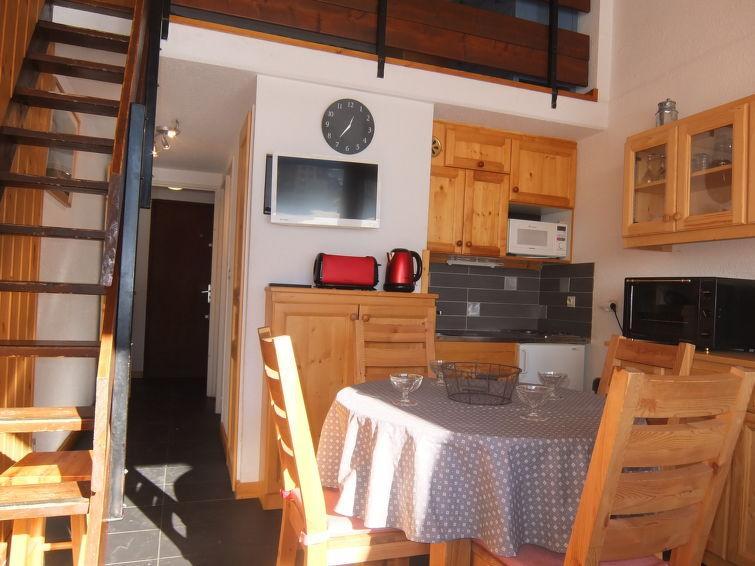 Ski verhuur Appartement 2 kamers 6 personen (1) - Les Asters - Les Menuires - Woonkamer