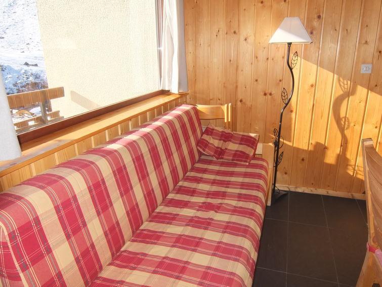 Ski verhuur Appartement 2 kamers 6 personen (1) - Les Asters - Les Menuires - Woonkamer