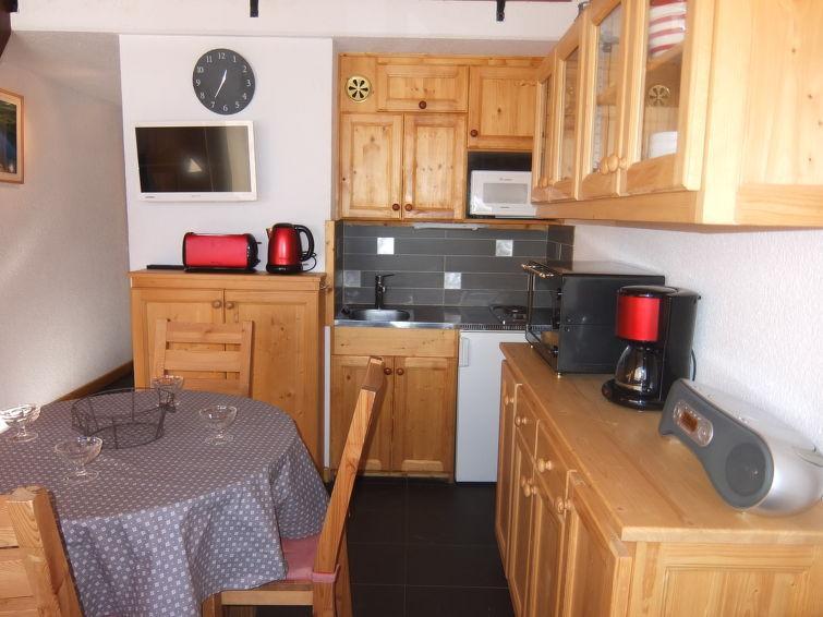 Ski verhuur Appartement 2 kamers 6 personen (1) - Les Asters - Les Menuires - Woonkamer