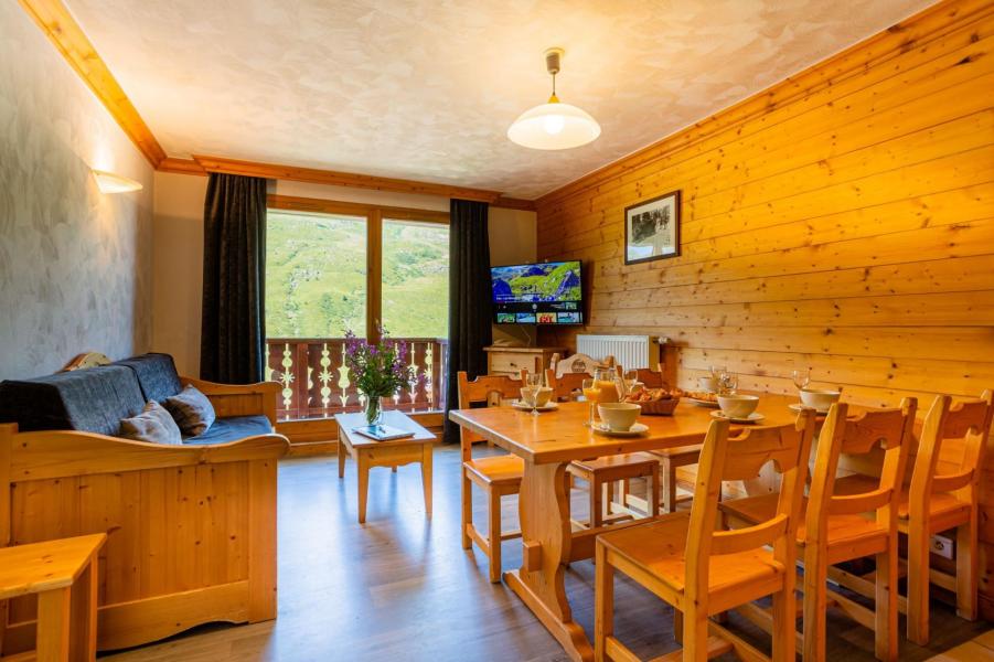 Skiverleih 4-Zimmer-Appartment für 8 Personen - Les Chalets de l'Adonis - Les Menuires - Wohnzimmer