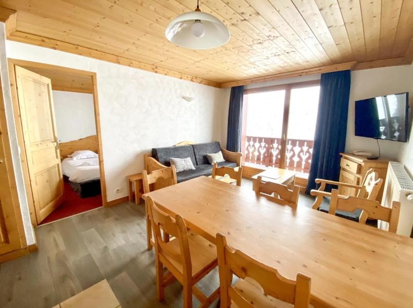 Ski verhuur Appartement 4 kamers 8 personen - Les Chalets de l'Adonis - Les Menuires - Woonkamer