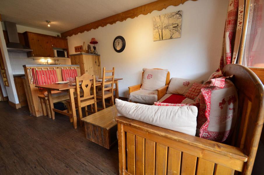 Skiverleih 2-Zimmer-Holzhütte für 4 Personen (202) - Les Côtes d'Or Chalet Argentière - Les Menuires - Wohnzimmer