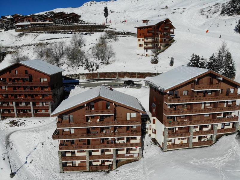 Location au ski Les Côtes d'Or Chalet Argentière - Les Menuires - Extérieur hiver