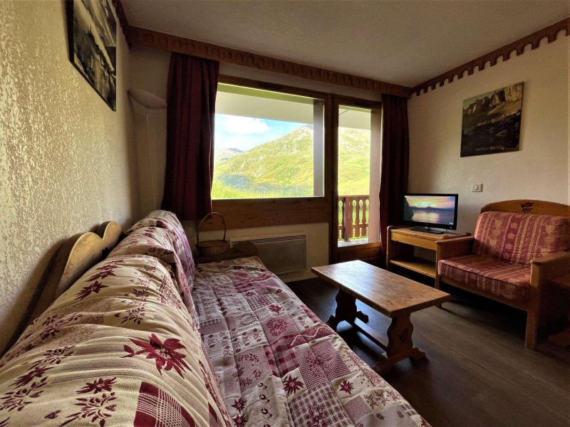Rent in ski resort 2 room apartment cabin 4-6 people (002) - Les Côtes d'Or Chalet Bossons - Les Menuires - Living room
