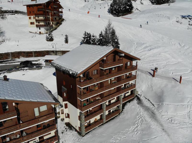 Location au ski Les Côtes d'Or Chalet Bossons - Les Menuires - Extérieur hiver