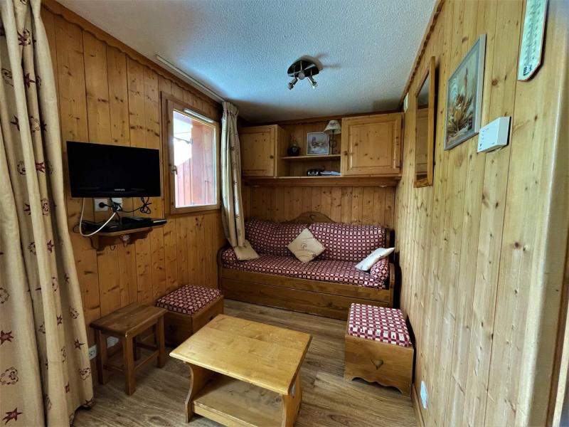 Skiverleih 2-Zimmer-Holzhütte für 4 Personen (322) - Les Côtes d'Or Chalet Courmayeur - Les Menuires - Wohnzimmer