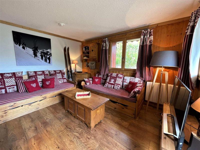 Skiverleih 4-Zimmer-Appartment für 7 Personen (313) - Les Côtes d'Or Chalet Courmayeur - Les Menuires - Wohnzimmer