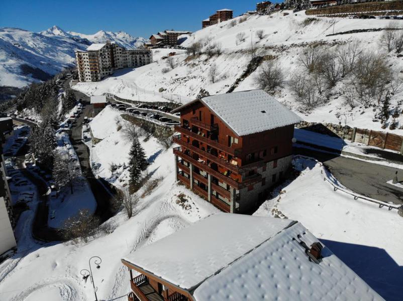 Location au ski Les Côtes d'Or Chalet Courmayeur - Les Menuires - Extérieur hiver
