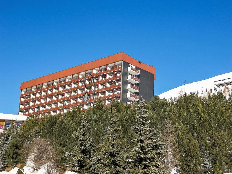 Location au ski Les Lauzes - Les Menuires - Extérieur hiver