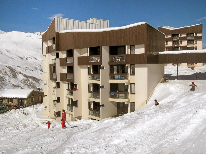 Location au ski Les Origanes - Les Menuires - Extérieur hiver