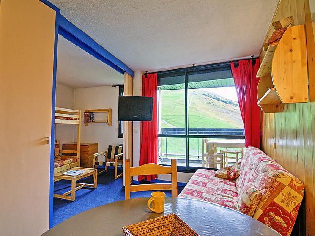 Rent in ski resort 2 room apartment 4 people (1) - Les Soldanelles - Les Menuires - Living room
