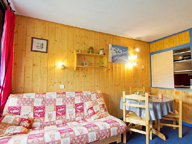 Аренда на лыжном курорте Апартаменты 2 комнат 4 чел. (1) - Les Soldanelles - Les Menuires - Раскладной диван