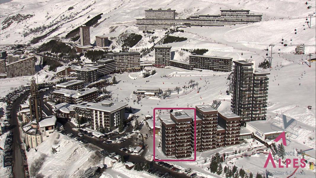 Location au ski Résidence Alpages - Les Menuires - Extérieur hiver