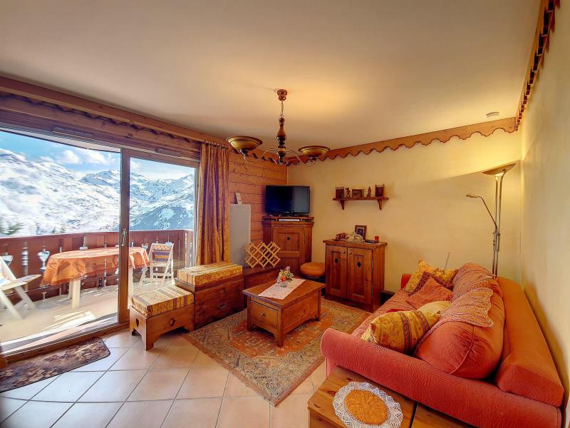 Rent in ski resort 3 room apartment 6 people (12) - Résidence Ancolie - Les Menuires - Living room