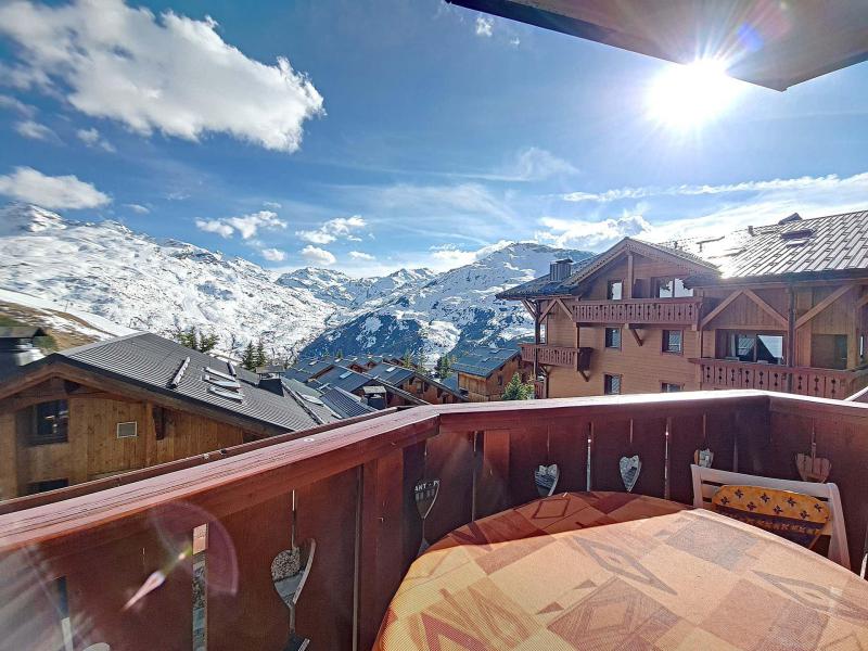 Ski verhuur Appartement 3 kamers 6 personen (12) - Résidence Ancolie - Les Menuires - Balkon