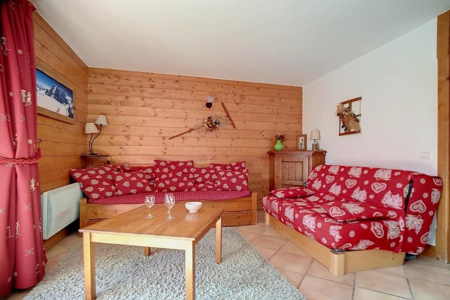 Ski verhuur Appartement 3 kamers 6 personen (2) - Résidence Ancolie - Les Menuires - Woonkamer