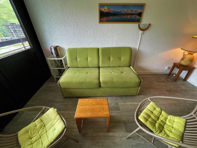 Skiverleih 2-Zimmer-Appartment für 6 Personen (318) - Résidence Aravis - Les Menuires - Wohnzimmer