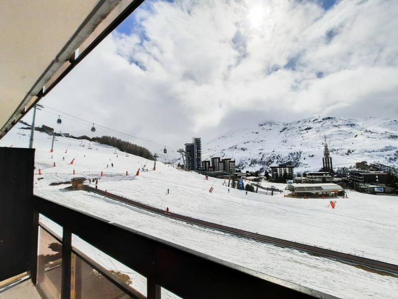 Location au ski Studio 3 personnes (514) - Résidence Aravis - Les Menuires - Extérieur hiver