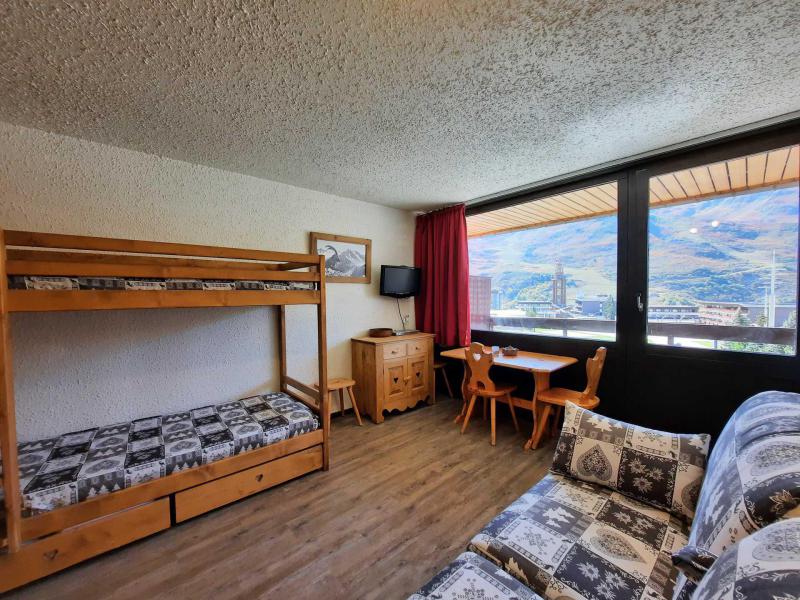 Rent in ski resort Studio 3 people (207) - Résidence Aravis - Les Menuires - Living room