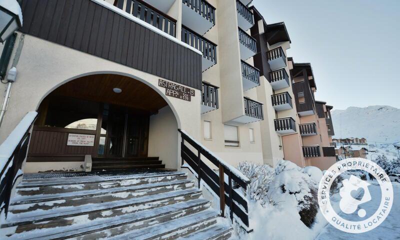 Location au ski Appartement 2 pièces 4 personnes (Confort 31m²-2) - Résidence Astragale - Maeva Home - Les Menuires - Extérieur hiver