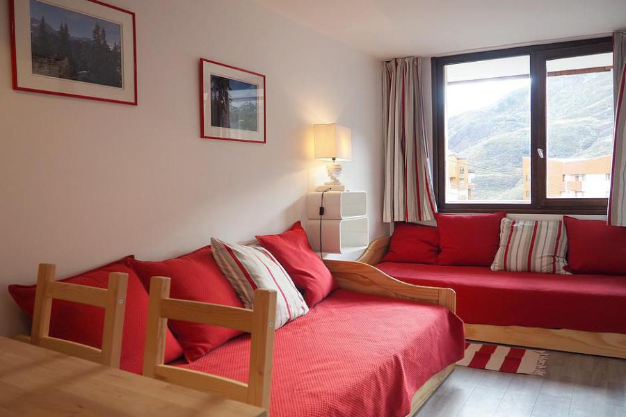 Rent in ski resort 2 room apartment 4 people (328) - Résidence Boedette D - Les Menuires - Living room