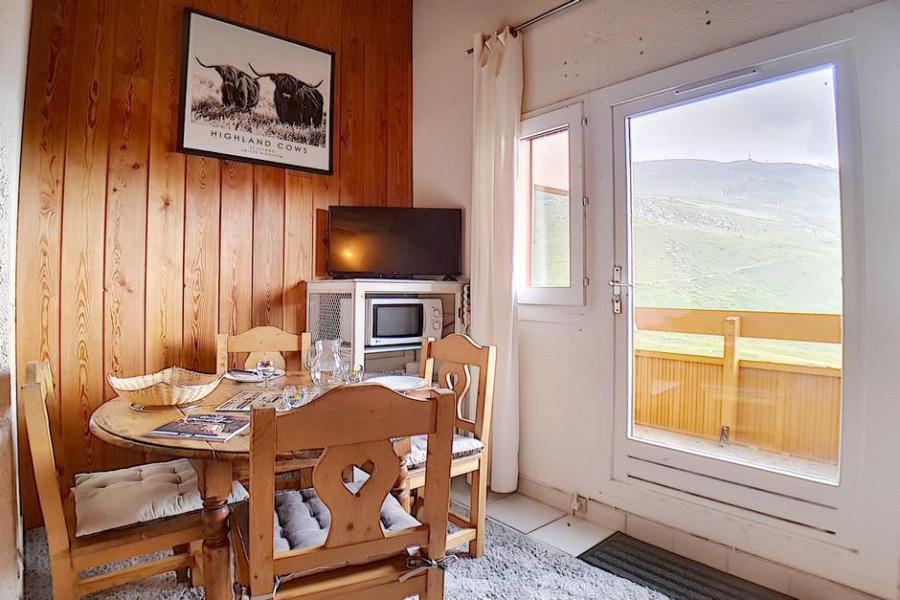 Ski verhuur Studio mezzanine 4 personen (77) - Résidence Carlines II - Les Menuires - Woonkamer