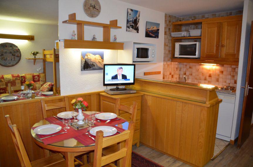 Ski verhuur Studio 3 personen (810) - Résidence Combes - Les Menuires - Woonkamer