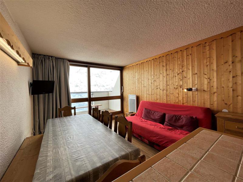 Ski verhuur Appartement 3 kamers 8 personen (628) - Résidence Danchet - Les Menuires - Woonkamer